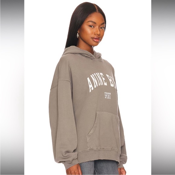 NWT ANINE BING Sport Harvey Sweatshirt in Dusty Olive - Picture 2 of 5